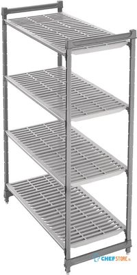 Cambro stelling 183cm hoog 4 schappen - 46cm diep | GH619