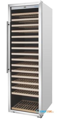 Polar G-Serie Enkel Zone Wijnkoelkast RVS 192 Flessen - GM889