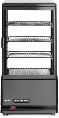 Koelvitrinekast 68L | zwart | Geen condens | Arktic 233238