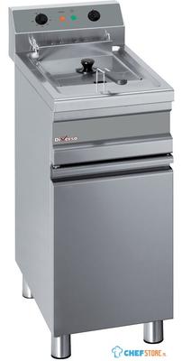 Diverso By Diamond Elektrische Friteuse 1 Kuip 14 Liter op Gesloten Kast - WR-EF14-E1 1