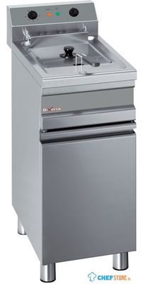 Diverso By Diamond Elektrische Friteuse 1 Kuip 14 Liter op Gesloten Kast - WR-EF14-E1 1