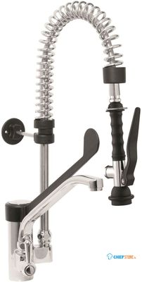 SARO Eengats Voorspoeldouche + Hendelkraan Zwart EMMI 1