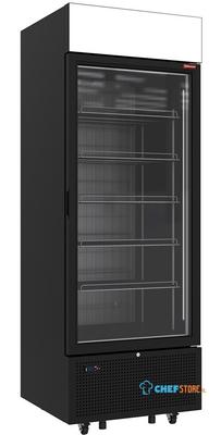 Diamond Negatieve Gekoelde Vitrine 646 Liter - 5 Vaste Niveaus met Lichtbak - ZWART - CLN73-SB 1