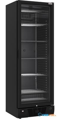 Diverso By Diamond Negatieve Geventileerde Vitrine 382 Liter - 5 Vaste Niveaus - ZWART - WR-39CS-BN 1