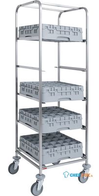 Diamond Wagen 5 niveaus voor manden vaatwasser 500x500 mm | CCL-5P 1