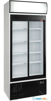 Koelkast Glazen Deur | 760 liter | 2 Schuifdeuren | Wit | DRINK-90S/R2 | Diamond 1