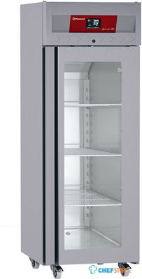 Diamond ID70/R9H-G Koelkast geventileerd 700 liter, 1 glazen deur (GN 2/1), op wielen