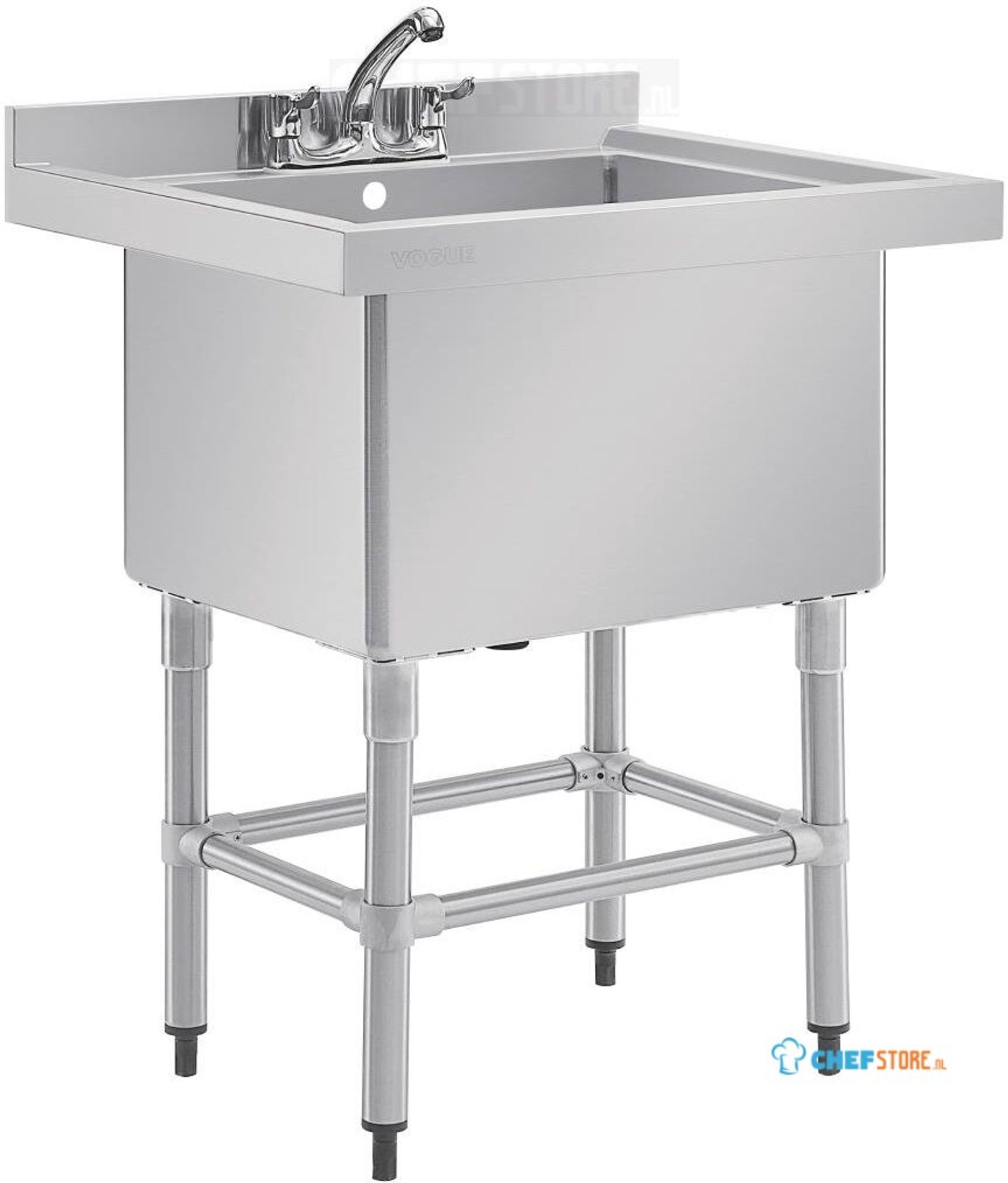 Melanstar 55 x 45 cm, roestvrij stalen spoelbak, aanrecht met 1 wasbak met sifon-set Melanstar 55 x 45 cm, roestvrij stalen spoelbak, aanrecht met 1 wasbak met sifon-set