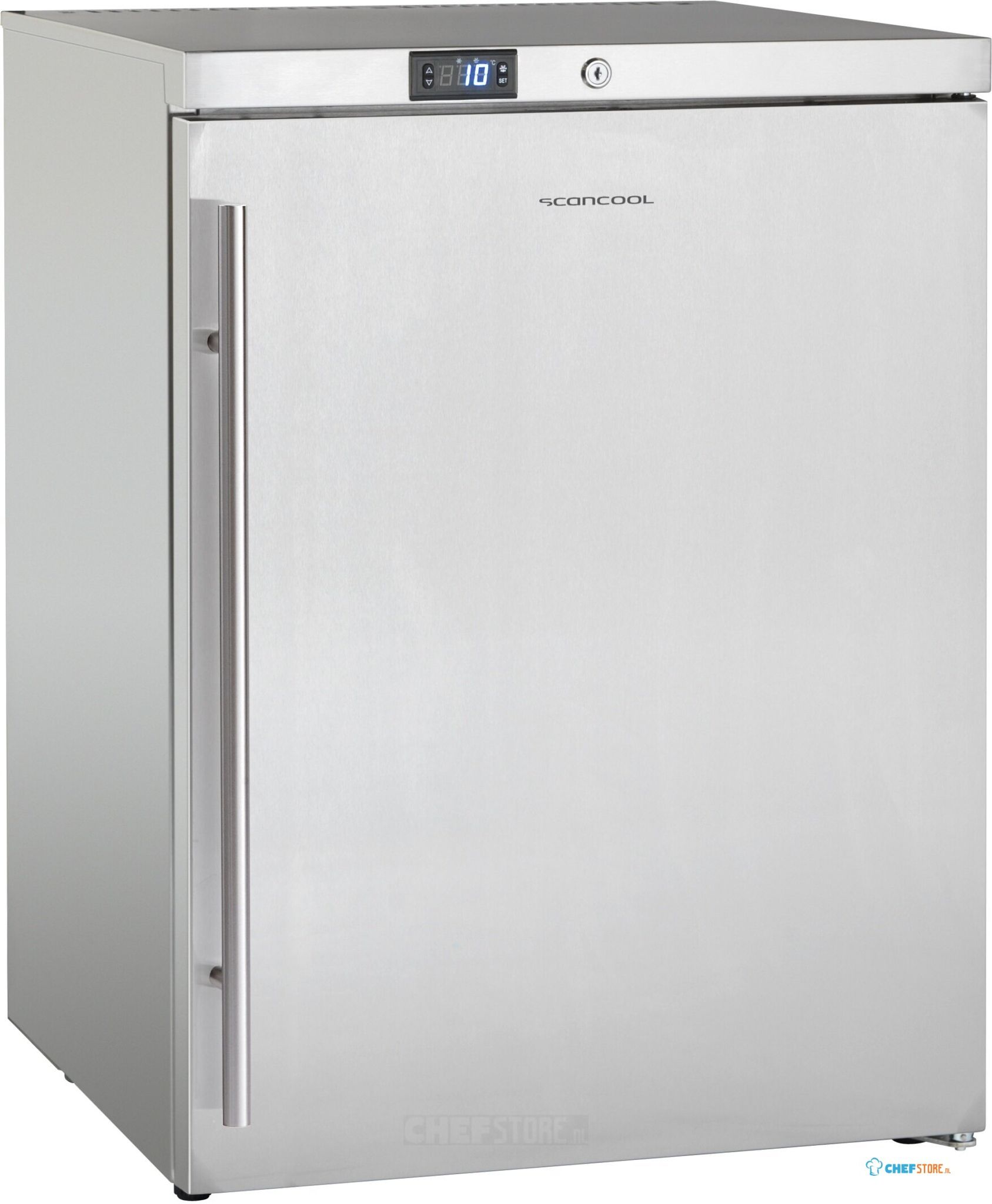 RVS Tafelmodel Vriezer | 145 L | B Energielabel | 3 Manden