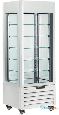 Diamond FULL Vitrine 440 Lt. 5 Glazen Niveaus Geventileerd WIT - MAX/507-PW 1