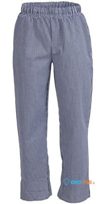 Whites Vegas koksbroek blauw-wit geruit M | B311-M