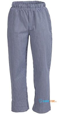 Whites Vegas koksbroek blauw-wit geruit XXL | B311-XXL