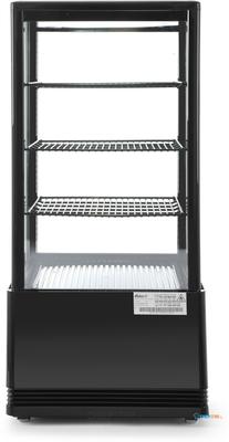 Gekoelde display kast | Zwart | 78L-97cm(h) l anti-condens | Arktic 233658