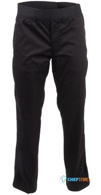 Chef Works lichtgewicht heren koksbroek zwart XL | BB301-XL