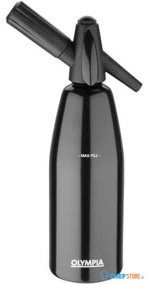 Olympia soda siphon zwart 1ltr | CE341