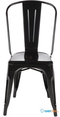 Bolero Stalen Stoel Zwart (4 Stuks) - Bolero GL331