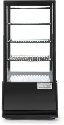 Gekoelde display kast | Zwart | 78L-97cm(h) l anti-condens | Arktic 233658