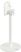 Essentials Urban Terrastafel Wit Frame + Zwart HPL 70 cm - 130021070 2