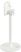 Urban Terrastafel Wit Frame + Moonstone HPL 70 cm - Essentials 130021370 2