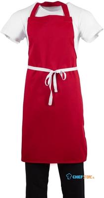 Whites Halterschort Polyester-Katoen Rood, Whites Chefs Clothing BB466