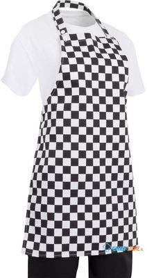 Whites kinderschort zwart-wit geruit | B357