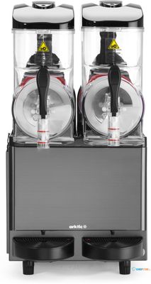 Arktic 274361 Slushmachine 2x12L, , 24L, Zwart, 220-240V/710W, 415x507x(H)810mm