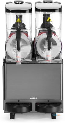 Arktic 274361 Slushmachine 2x12L, , 24L, Zwart, 220-240V/710W, 415x507x(H)810mm