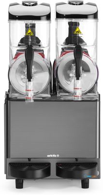 Arktic 274361 Slushmachine 2x12L, , 24L, Zwart, 220-240V/710W, 415x507x(H)810mm