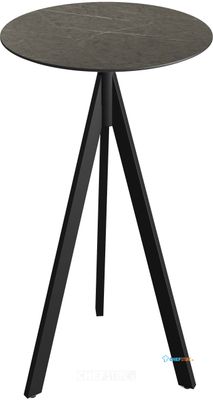 Essentials Infinity Tripod Statafel Zwart Frame + Midnight Marble HPL 70 cm - 140041670