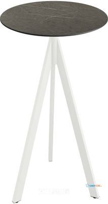 Essentials Infinity Tripod Statafel Wit Frame + Midnight Marble HPL 70 cm - 140051670