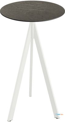 Essentials Infinity Tripod Statafel Wit Frame + Midnight Marble HPL 70 cm - 140051670