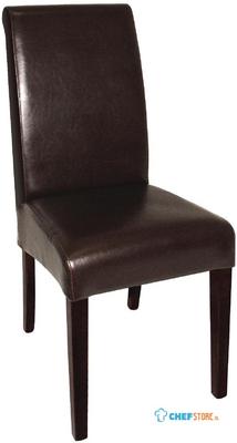 Bolero kunstlederen stoel met ronde rug 2 stuks | GF956