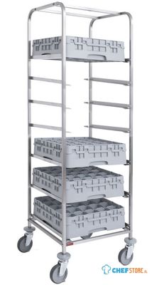 Diamond Wagen 7 niveaus voor manden vaatwasser 500x500 mm | CCL-7G 1