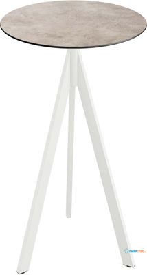 Essentials Infinity Tripod Statafel Wit Frame + Moonstone HPL 70 cm - 140051370