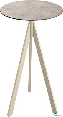 Essentials Infinity Tripod Statafel Zand Frame + Moonstone HPL 70 cm - 140061370