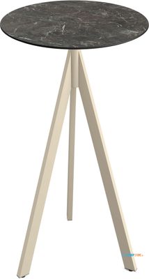 Essentials Infinity Tripod Statafel Zand Frame + Galaxy Marble HPL 70 cm - 140061570