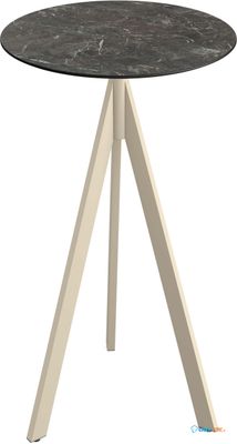 Essentials Infinity Tripod Statafel Zand Frame + Galaxy Marble HPL 70 cm - 140061570
