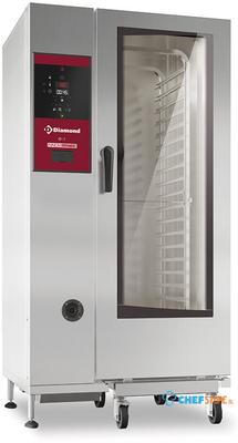 Diamond SDG/20S Gas oven directe stoom en convectie 20x GN 1/1 met "automatic cleaning system"