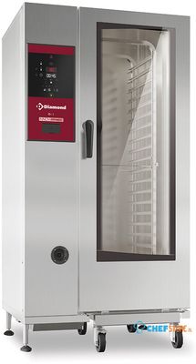 Diamond SDG/20S Gas oven directe stoom en convectie 20x GN 1/1 met "automatic cleaning system"