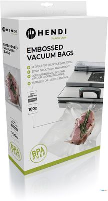 Hendi Vacuumverpakkingszakken met reliëf 20x30cm 100 stuks | 971024