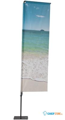 Syna Beach Flag Alu Square 460 cm Luxe Gevoerde Tas - BFAS460-L