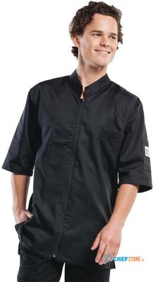 Chaud Devant Monza Koksbuis Korte Mouw Zwart, Chaud Devant B503-XS