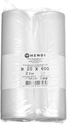 HENDI 297469 Vacuümzak met reliëf op rol, voor voedselopslag, , 2 st., 6000x200mm