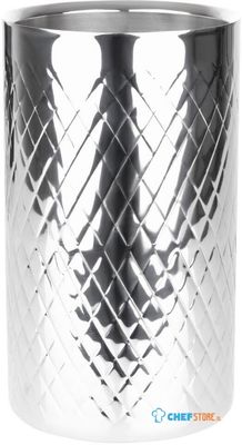 Olympia Geo Dubbelwandige Wijnkoeler RVS - HY133