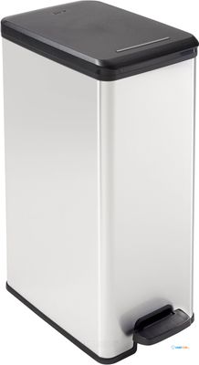 DECO SLIM BIN Rechthoekige Vuilnisbak met Pedaal 40L - 240640 1