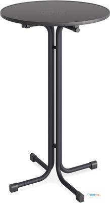 Statafel berlin Antraciet punti Ø 80 cm - p15380 - veba P15380