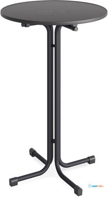 Statafel berlin Antraciet punti Ø 80 cm - p15380 - veba P15380 1