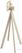 Infinity Statafel Zand Frame + Moonstone HPL 70x70 cm - Essentials 120061377 2