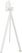 Essentials Infinity Tripod Tafelonderstel Hoog Wit - 14005