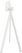 Essentials Infinity Tripod Statafel Wit Frame + Riverwashed Wood HPL 70x70 cm - 140051477 2